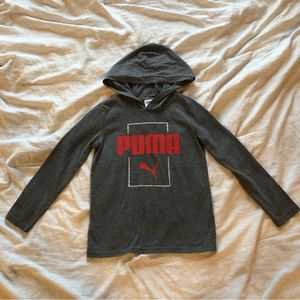 Puma hooded long sleeve shirt